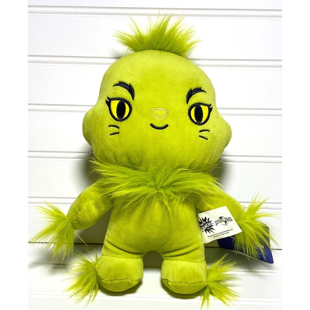 Dr Seuss Baby Grinch Plush Stuffed Animal Toy Doll 10" Universal Studios 2014